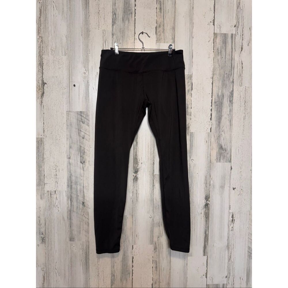 Marika Black High Waisted Athletic Leggings Womens Size Large L Yoga Pants Tight